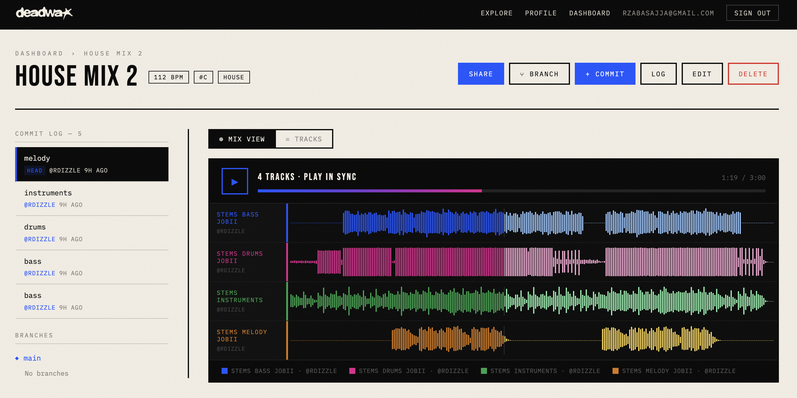 Deadwax project preview